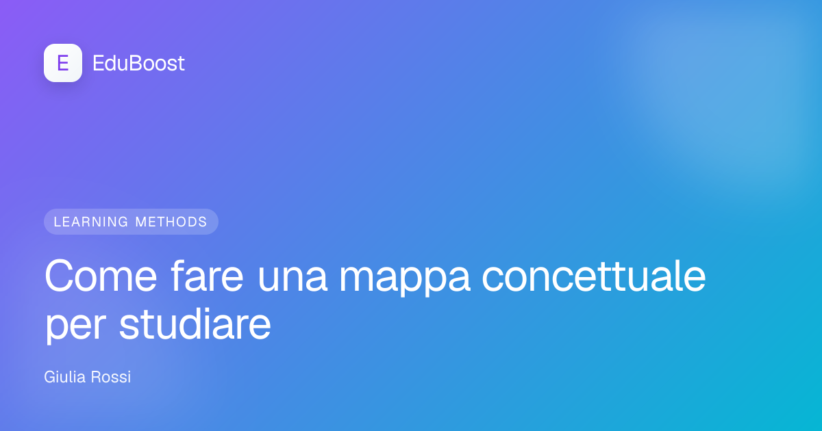 Mappa concettuale disegnata a mano con colori e connessioni
