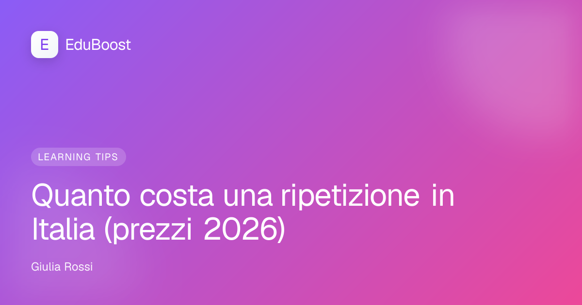 Studente e insegnante privato durante una lezione di ripetizione