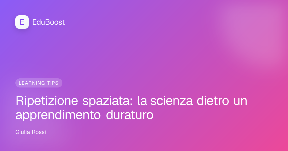 Studente che studia con appunti ordinati e schede didattiche