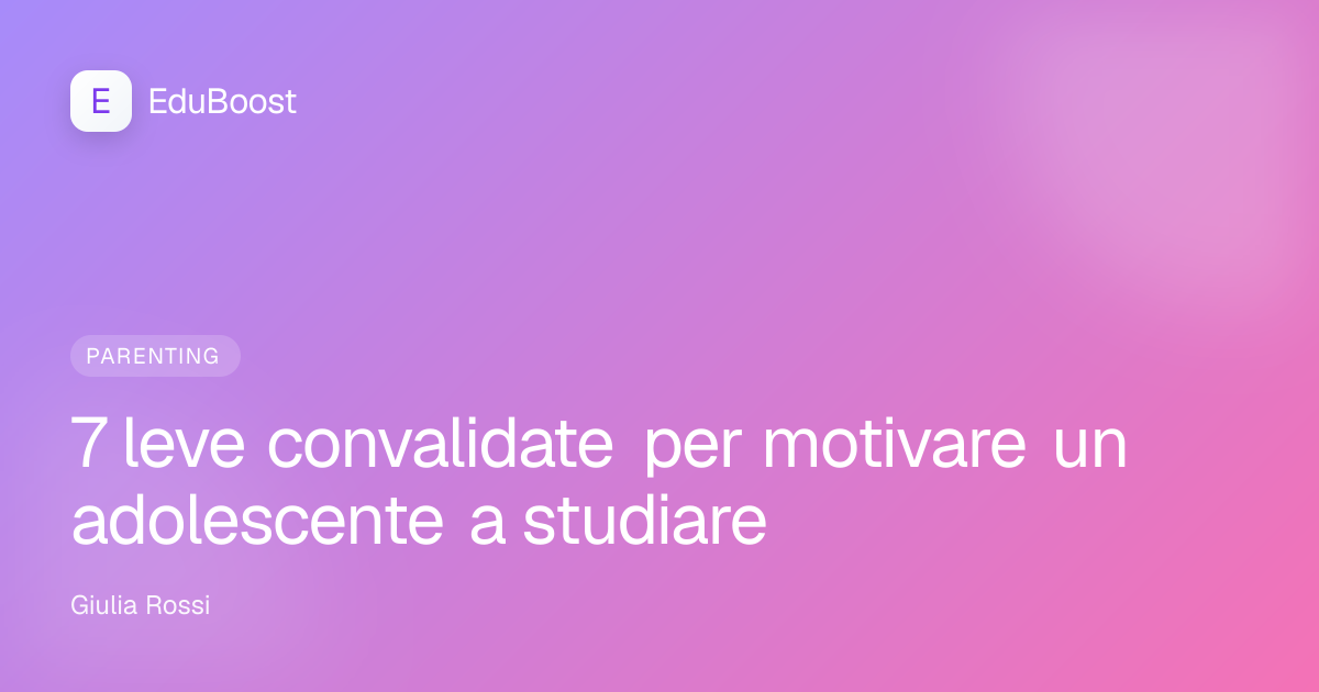 Adolescente seduto al proprio scrittoio, postura concentrata sui compiti
