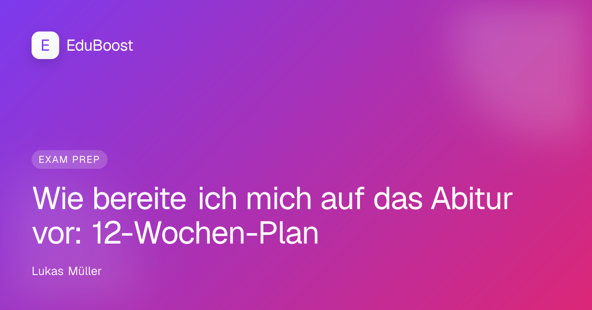 Schülerin mit offenen Lehrbüchern am Schreibtisch bereitet sich auf Abitur vor