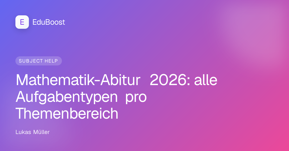 Tafel mit mathematischen Gleichungen auf Oberstufenniveau