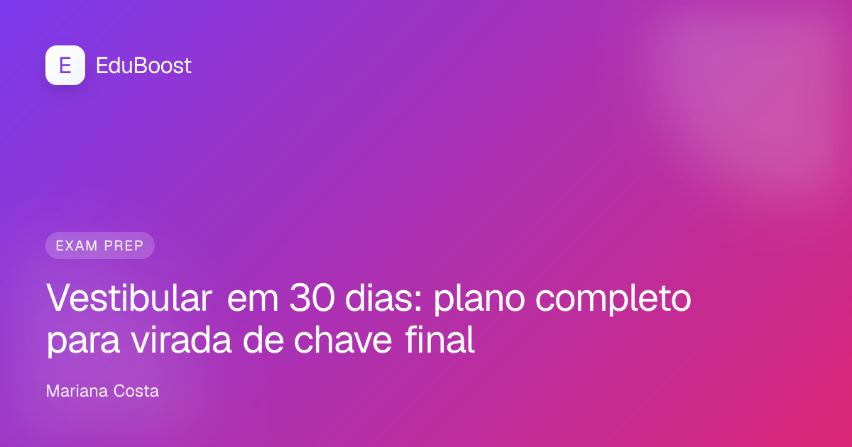 Estudante de cursinho revisa para vestibular tradicional com livros e cadernos