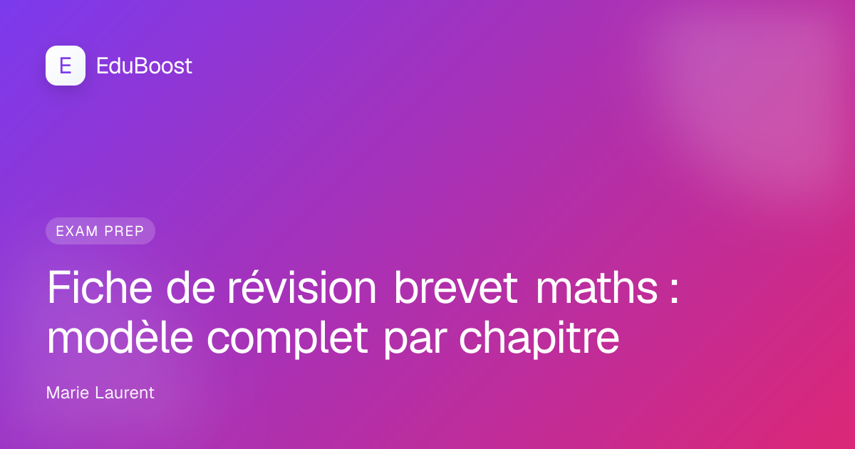 Élève de troisième qui prépare ses fiches de révision pour le brevet avec des surligneurs et des cahiers