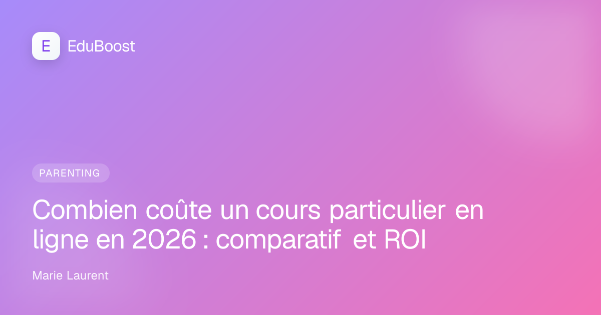 Parent qui compare les prix des cours particuliers en ligne sur un ordinateur portable