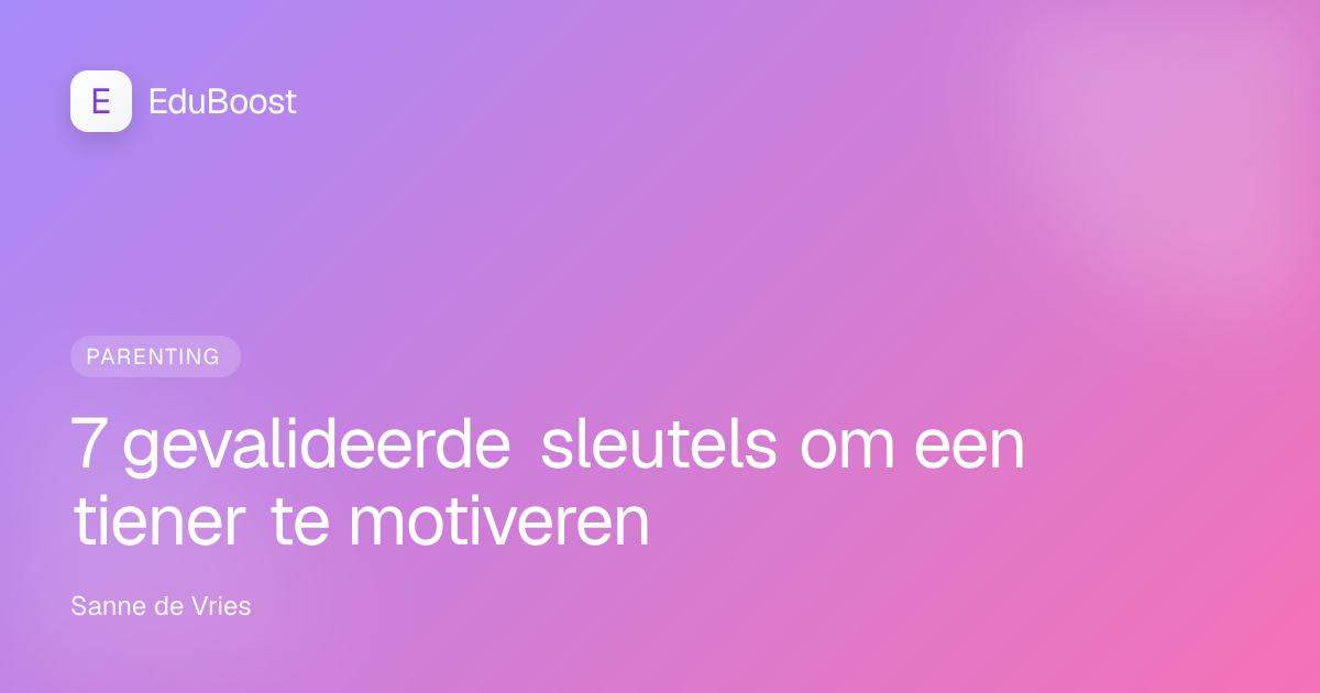 Tiener achter zijn bureau, geconcentreerde houding bij huiswerk