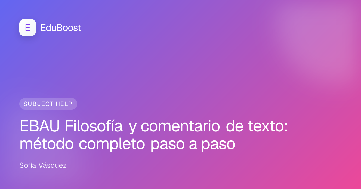Libro de filosofía abierto con anotaciones en los márgenes para preparar la EBAU